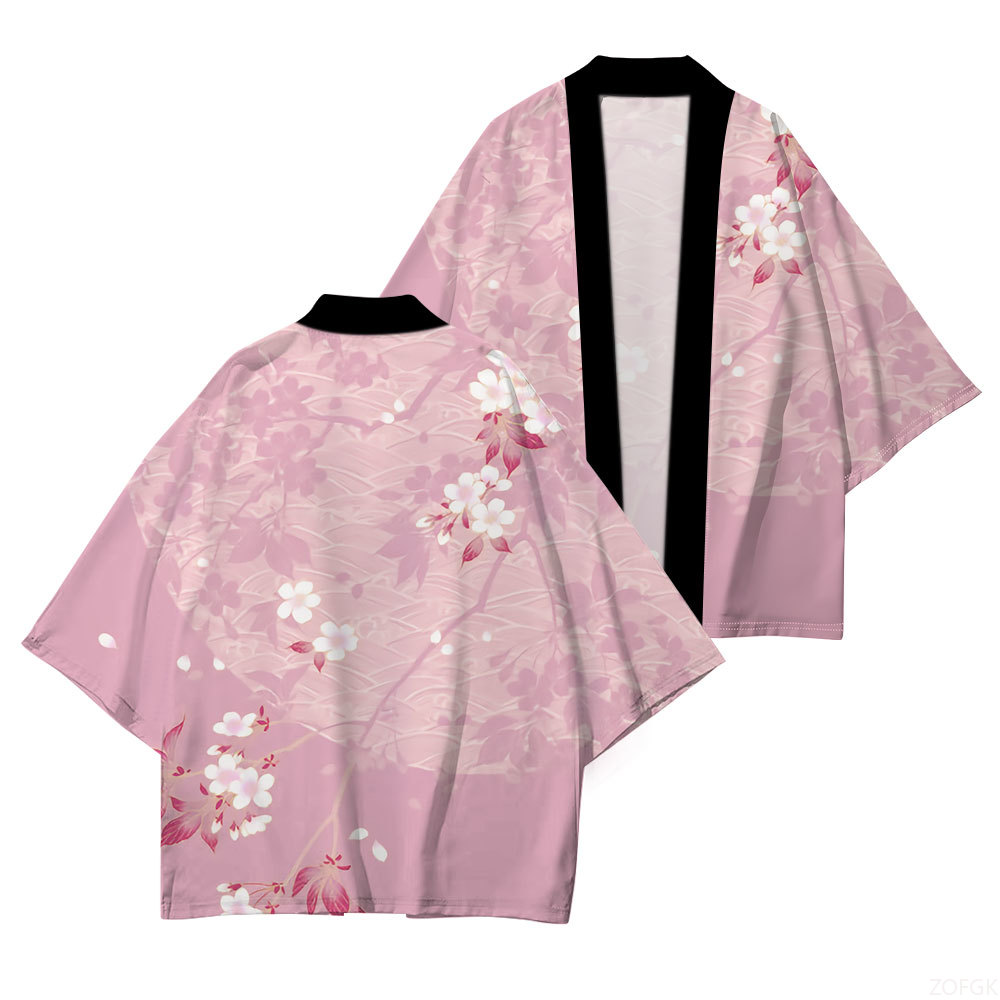 Embroidery Online - 일본 전통 드레스 일본 기모노 벚꽃