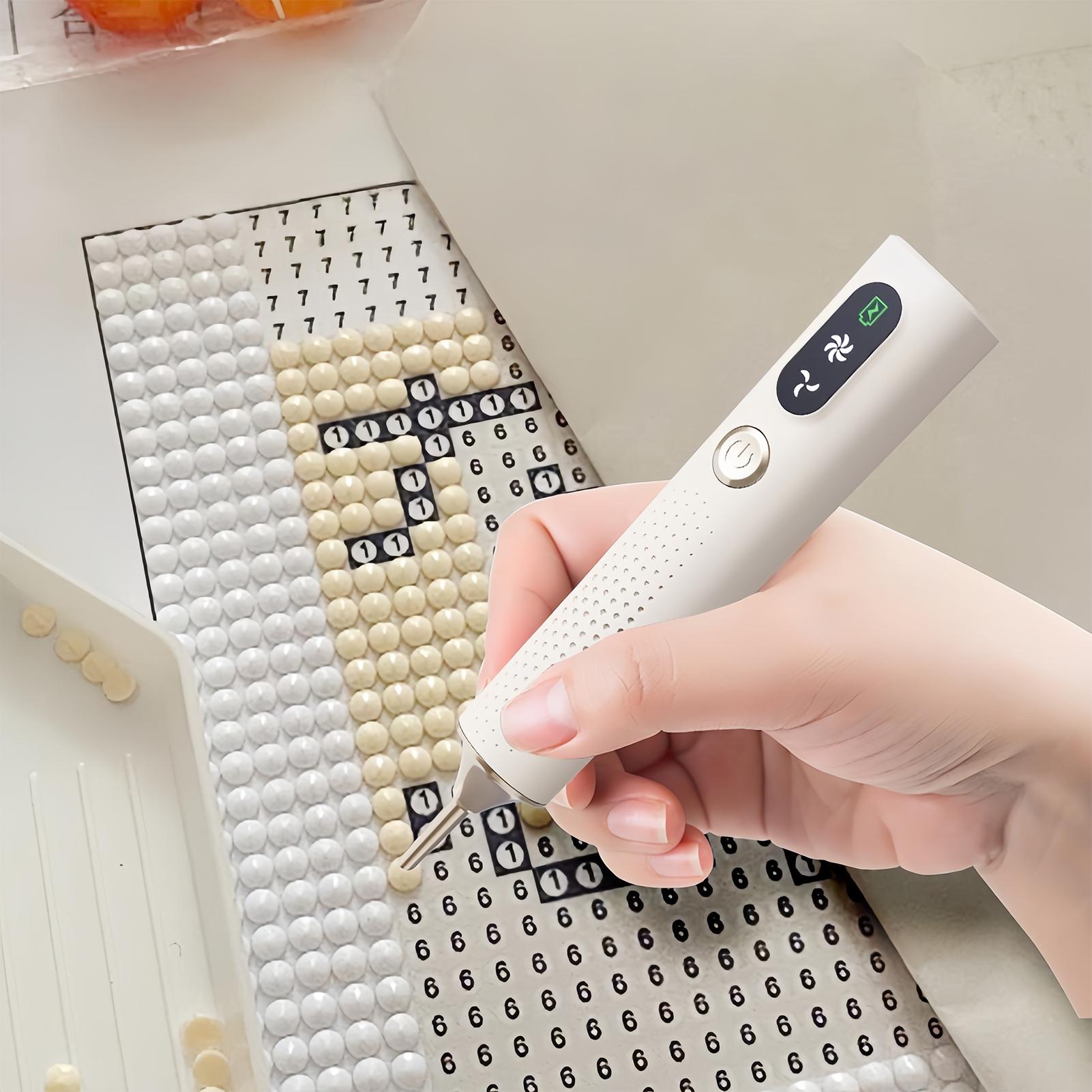 Embroidery Needle Pen - 무선 다이아몬드 아트 펜 2단 속도