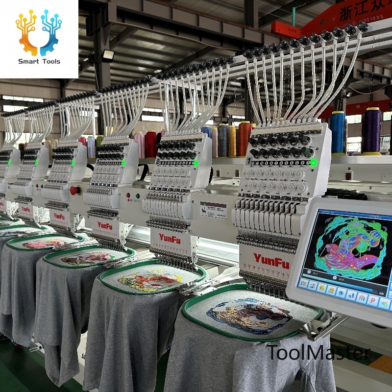 Embroidery Machine - [2026] 윤푸 고속 6헤드 캡 자수기
