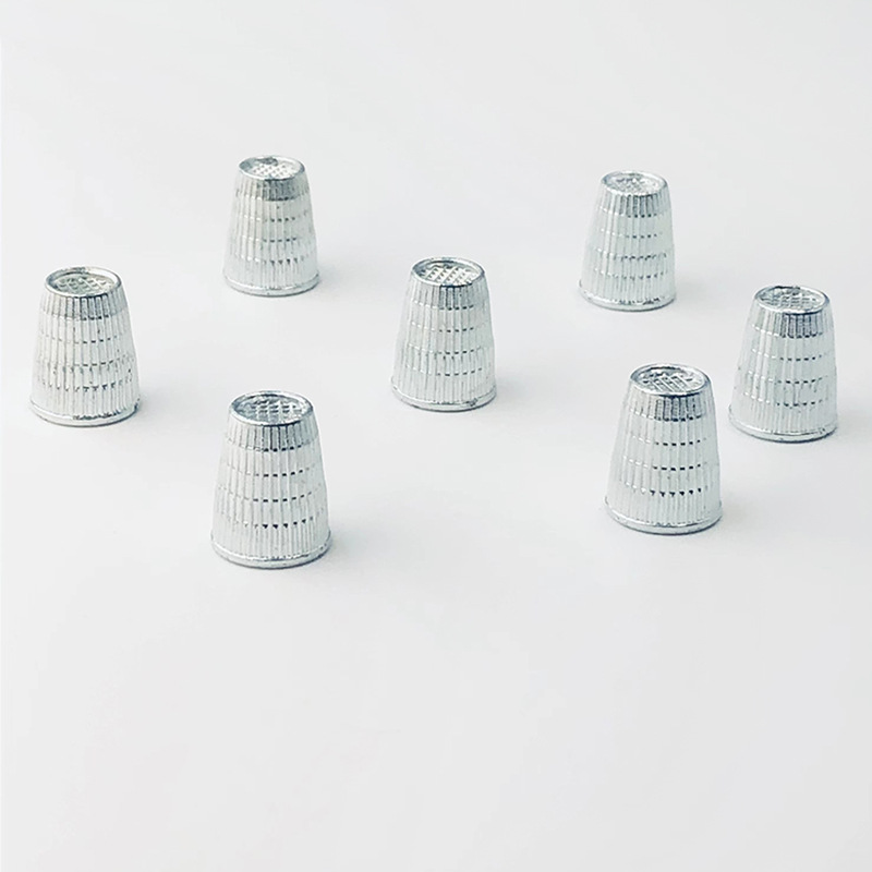 Stitch Marker Ring - 합금 골무 금속 재봉 키트, 골무