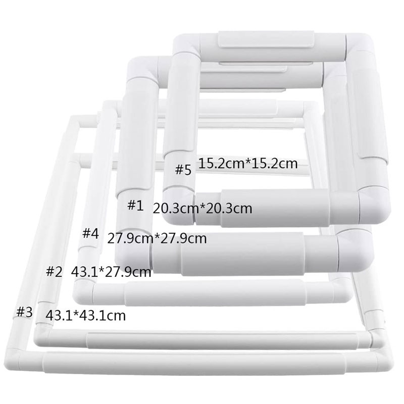 Stitch Marker Ring - 사각형 자수 프레임 사각형 DIY 자수