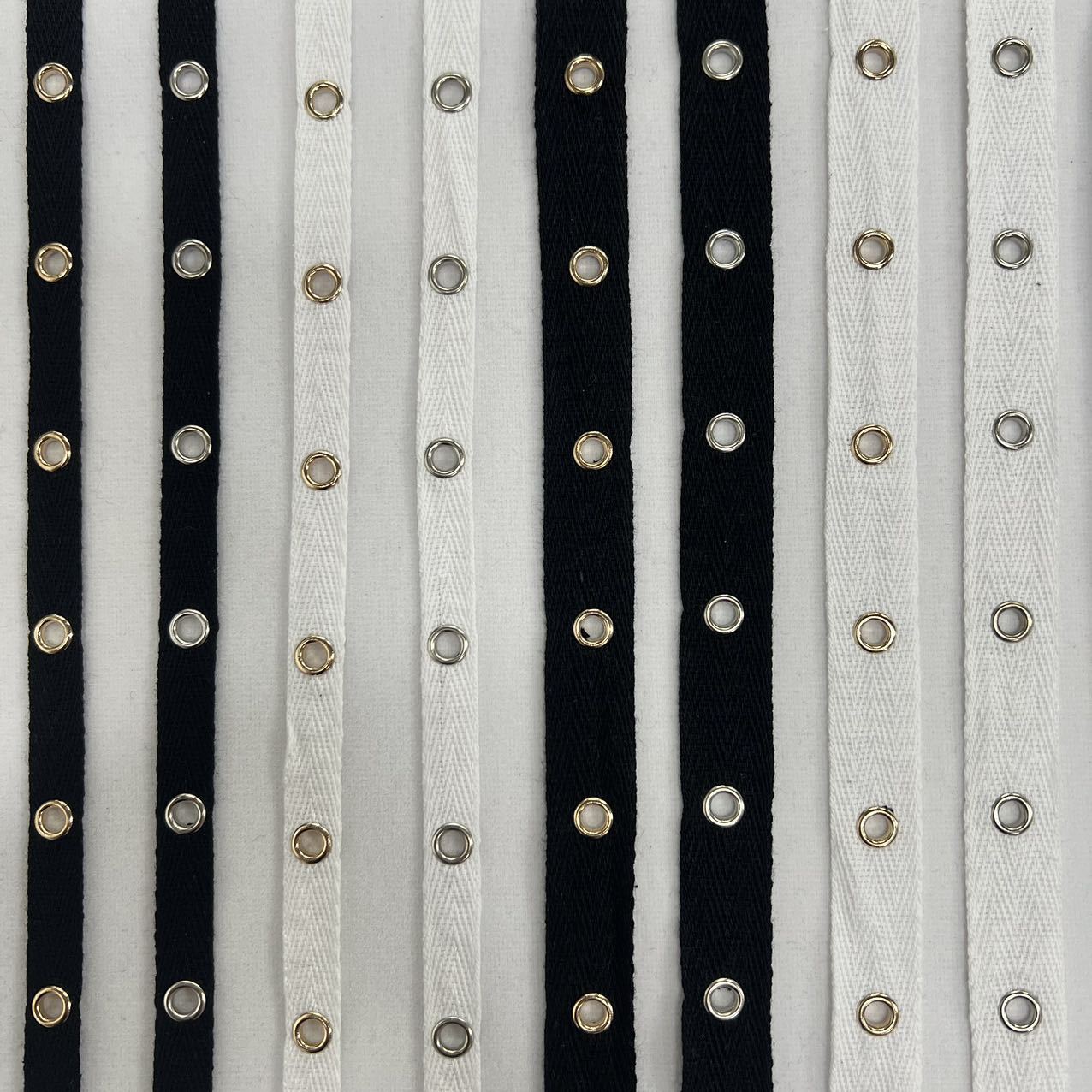 Embroidery Eyelet - 실버 컬러 의류 아일렛 그로밋 테이프
