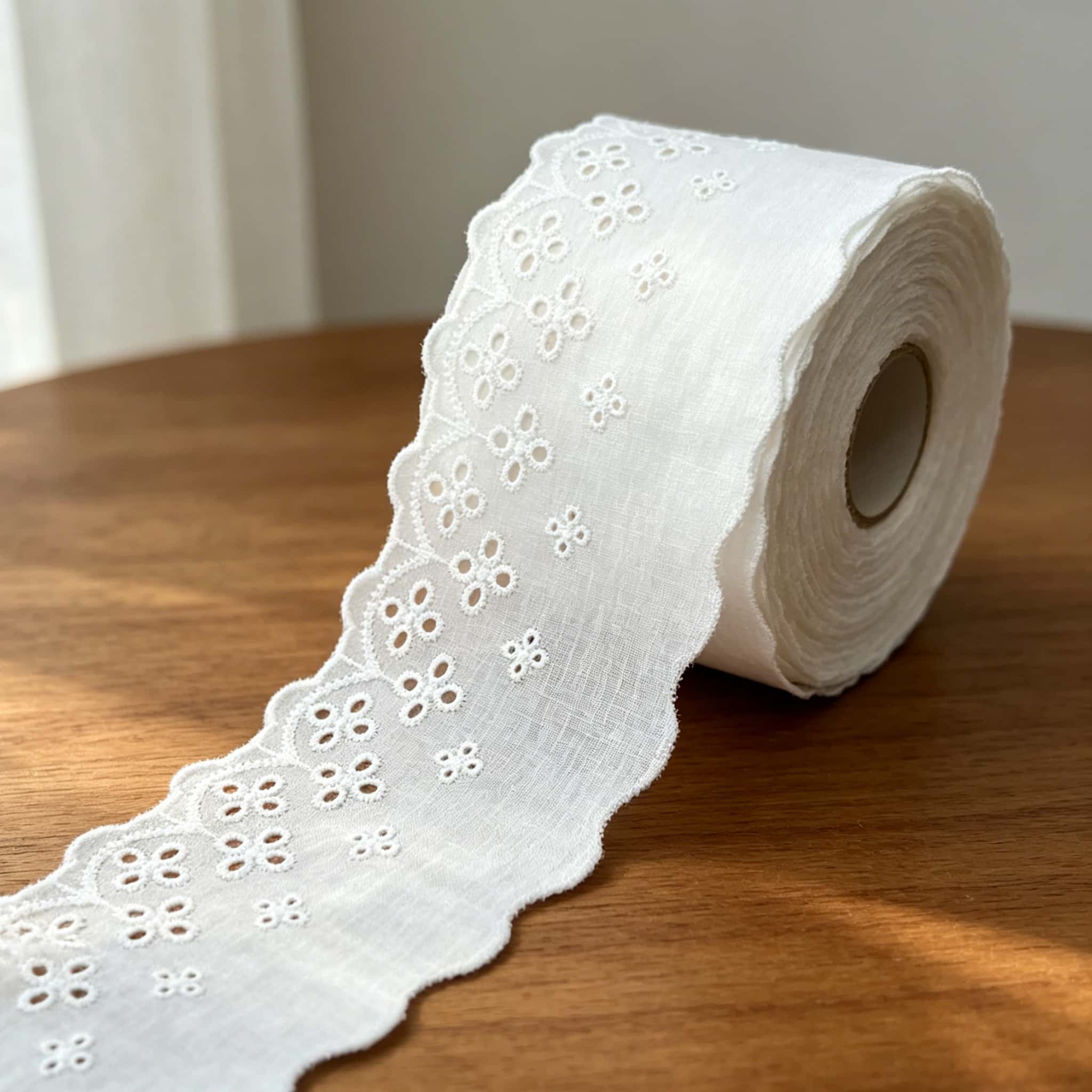 7.5cm 코튼 아일렛 레이스 트림 4/16 야드 화이 - Embroidery Eyelet 리뷰 및 가격