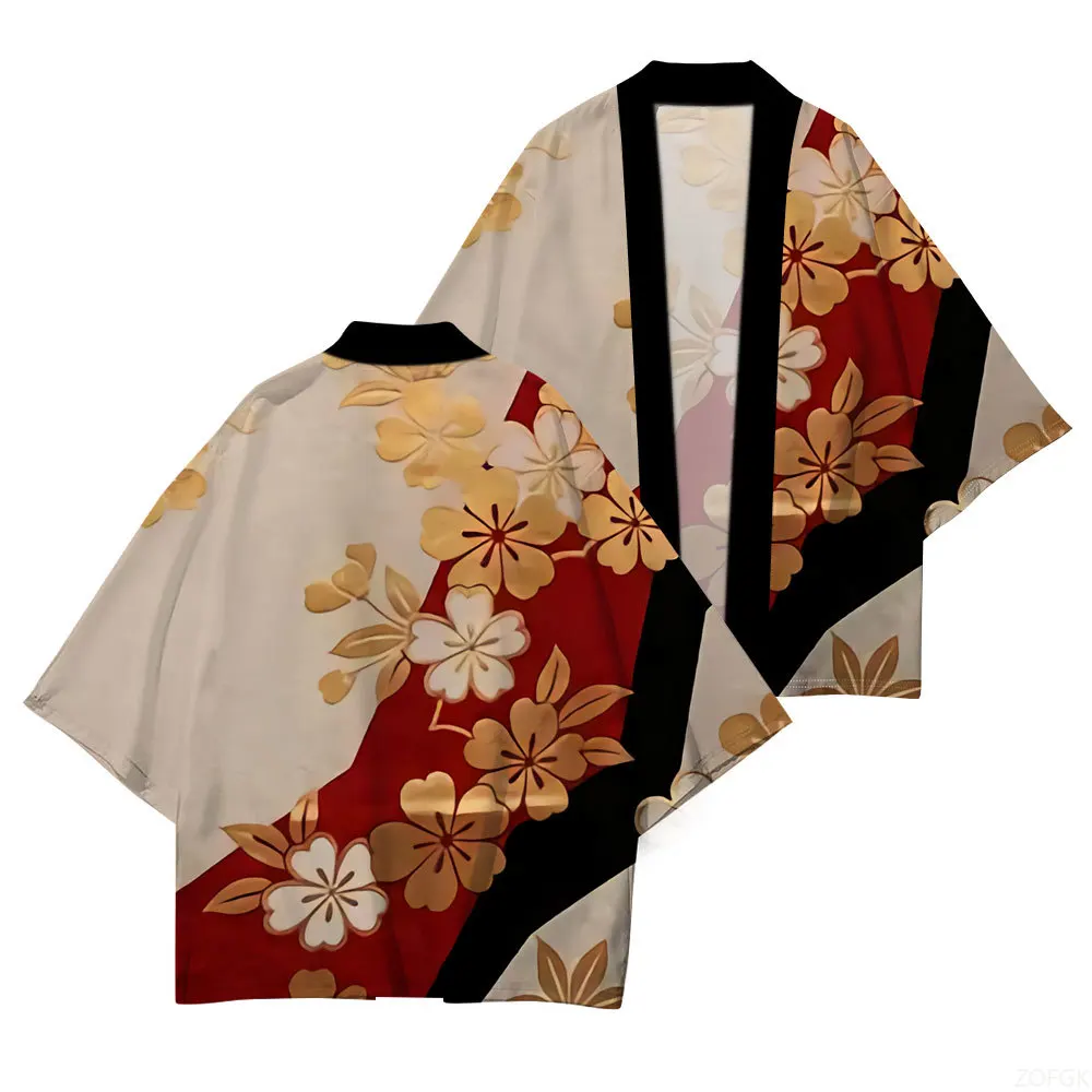일본 전통 드레스 일본 기모노 벚꽃 프린트 캐주얼 컴포 - Embroidery Online 리뷰 및 가격