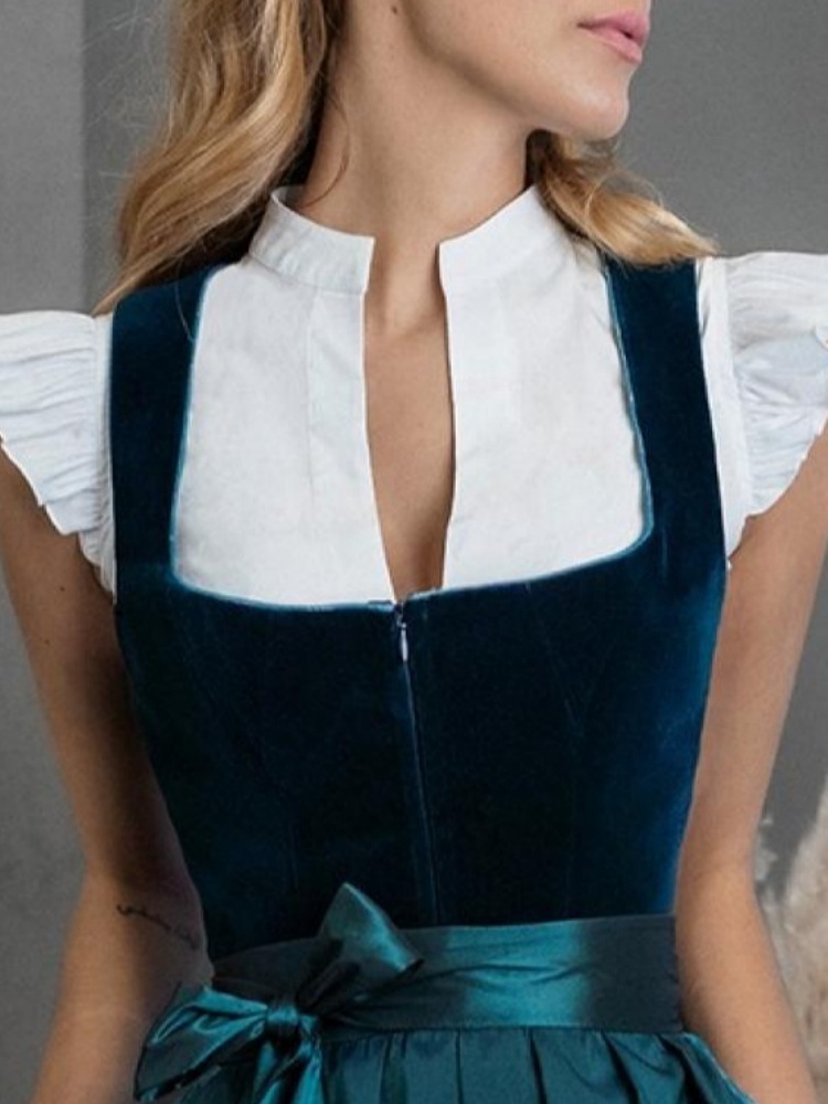 여성 크롭 탑 셔츠 2025 신상 바바리안 옥토버페스트 - Embroidery Online 리뷰 및 가격