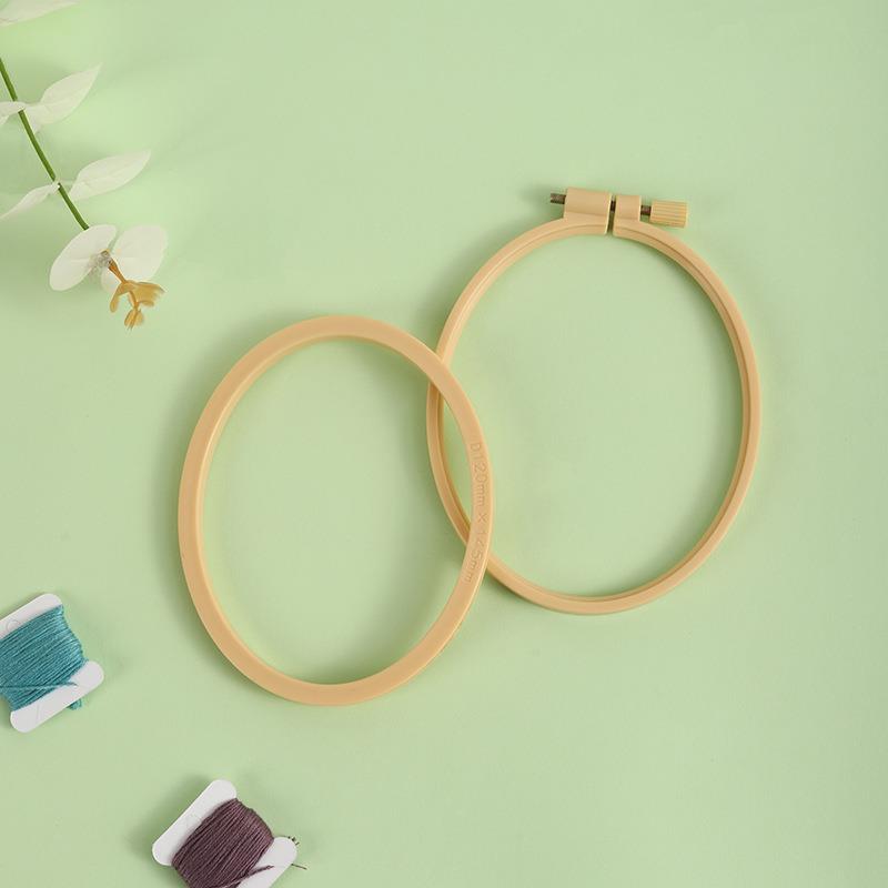 대나무 플라스틱 타원형 나무 색상 자수 후프 프레임,  - Stitch Marker Ring 리뷰 및 가격