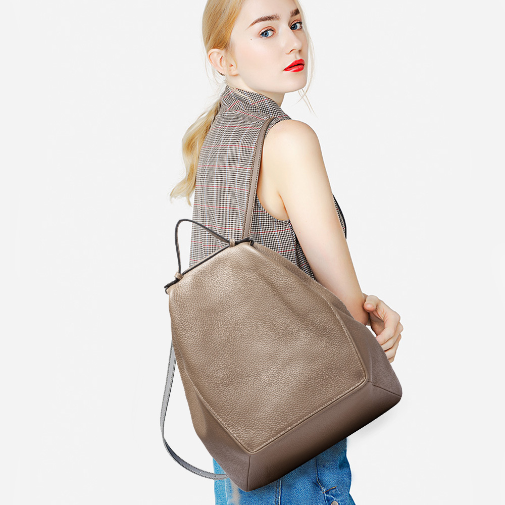 Zency 여성 100% 정품 가죽 도난 방지 배낭 여 - Embroidery Simple 리뷰 및 가격
