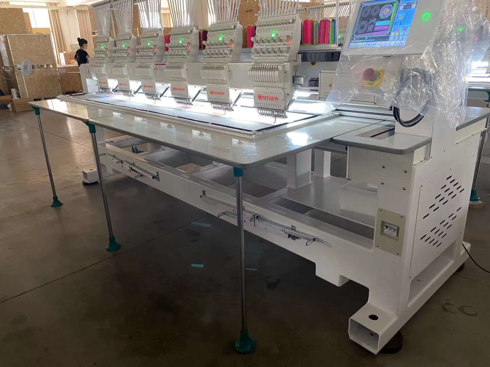 MFGS 1506 15s 6헤드 자동 산업용 모자 티셔 - Embroidery Machine 리뷰 및 가격