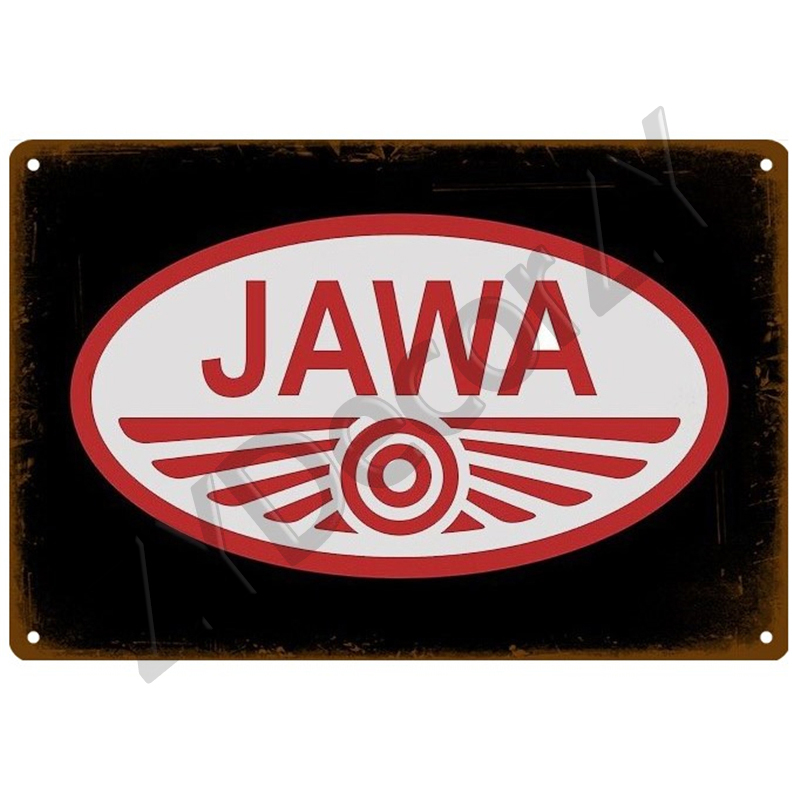 JAWA 차고 플라크용 금속 사인, 빈티지 벽 포스터, - Embroidery Workshop 리뷰 및 가격