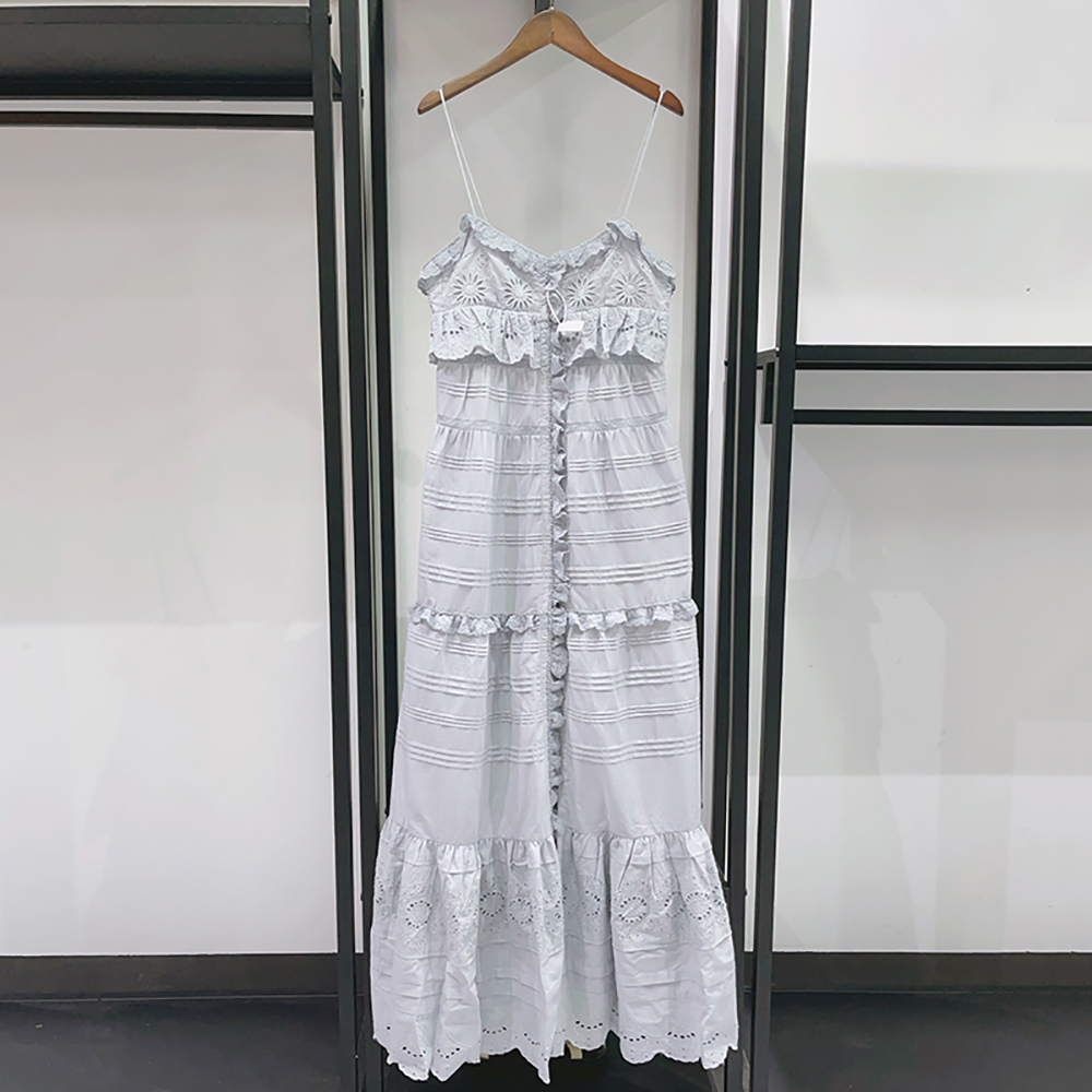 2026년 여름 여성용 100% 코튼 스파게티 스트랩  - Embroidery Eyelet 리뷰 및 가격