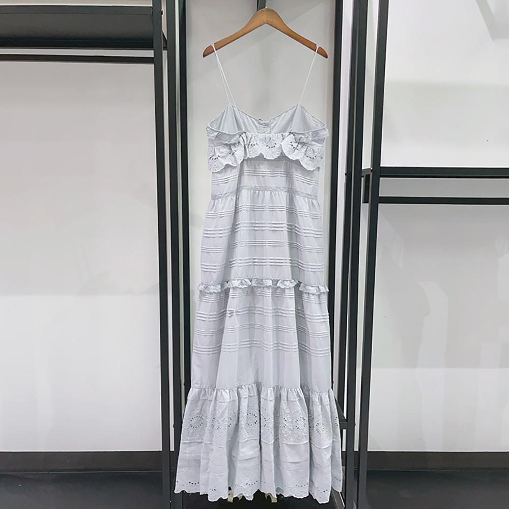 2026년 여름 여성용 100% 코튼 스파게티 스트랩  - Embroidery Eyelet 리뷰 및 가격