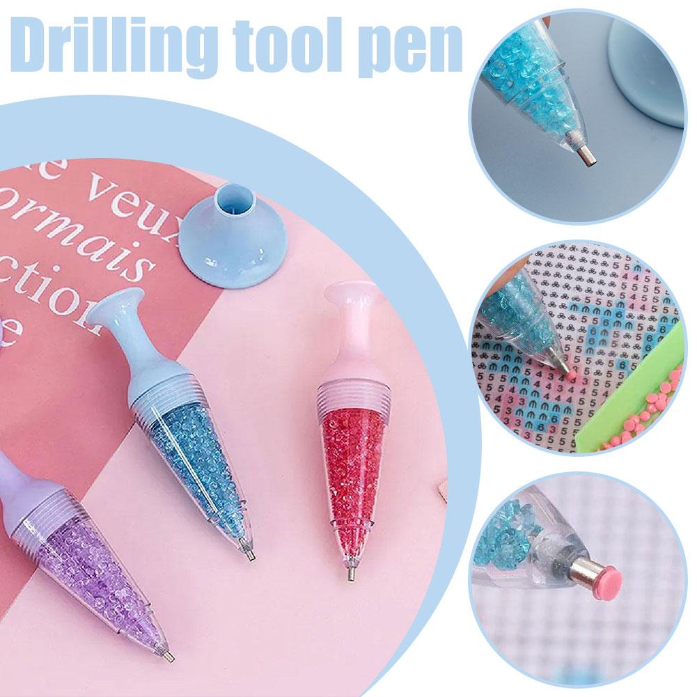 꽃병 모양 드릴 펜 공예용 크로스 스티치 도구 다기능  - Embroidery Needle Pen 리뷰 및 가격