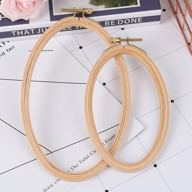 대나무 자수 후프 프레임, 타원형 자수 후프 링, 크로 - Stitch Marker Ring 리뷰 및 가격
