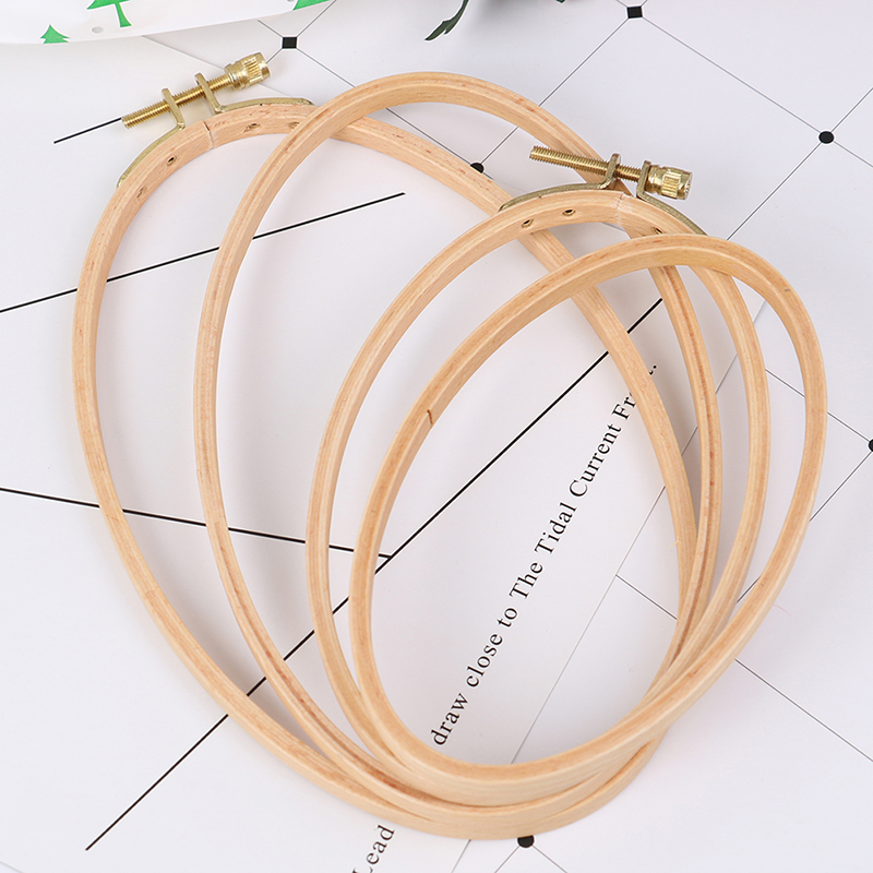 대나무 자수 후프 프레임, 타원형 자수 후프 링, 크로 - Stitch Marker Ring 리뷰 및 가격