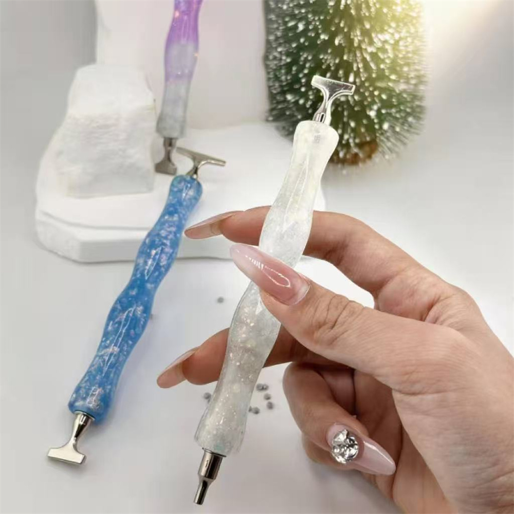 새로운 웨이브 레진 다이아몬드 페인팅 펜, 나사형 광택 - Embroidery Needle Pen 리뷰 및 가격