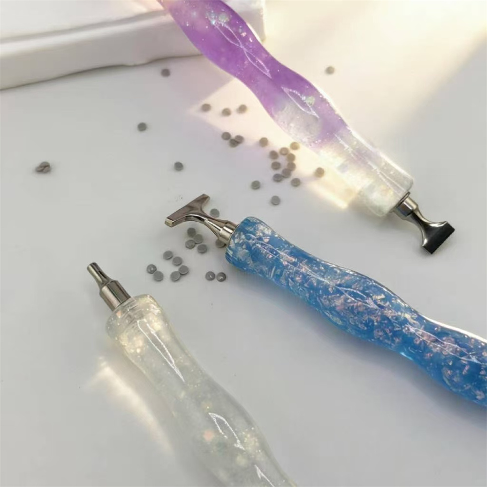 새로운 웨이브 레진 다이아몬드 페인팅 펜, 나사형 광택 - Embroidery Needle Pen 리뷰 및 가격