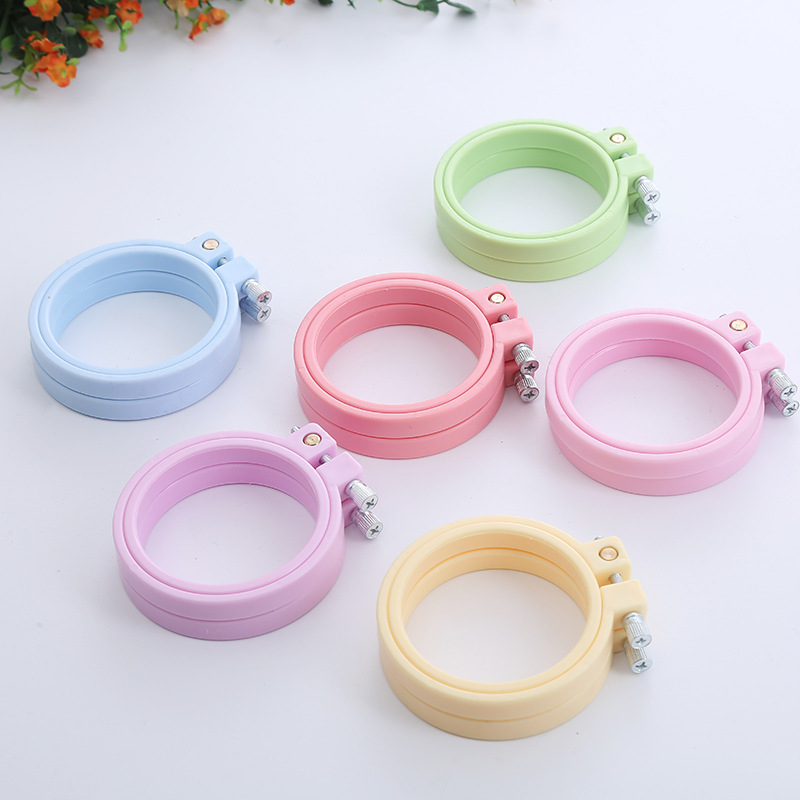 DIY ABS 플라스틱 자수 후프, 라운드 크로스 스티 - Stitch Marker Ring 리뷰 및 가격