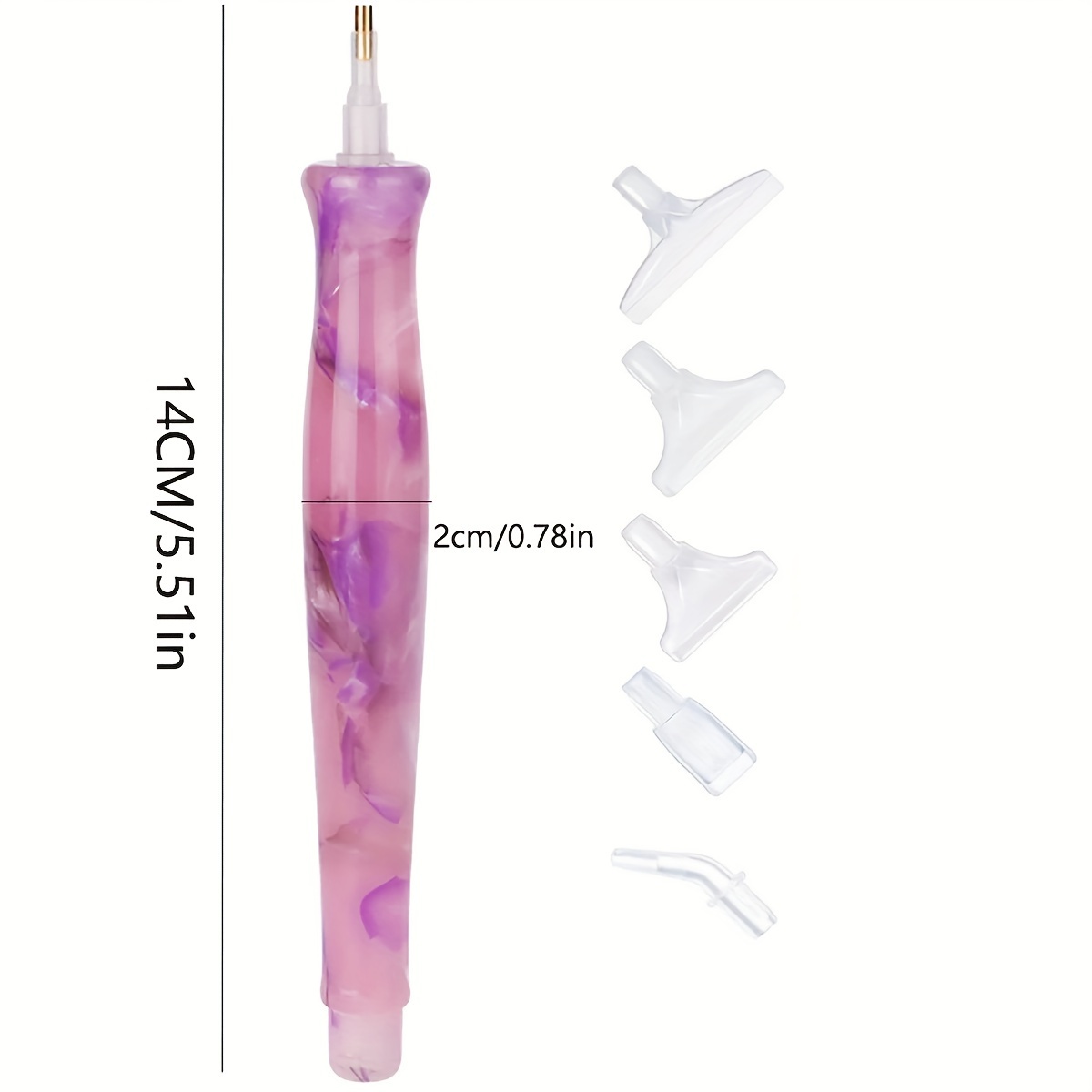 1개 랜덤 색상 레진 레트로 다이아몬드 페인팅 펜 교체 - Embroidery Needle Pen 리뷰 및 가격