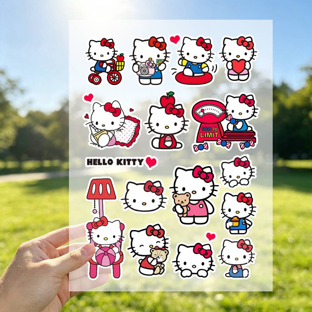 귀여운 H-Hello K-Kitty 오토바이 스티커,  - Embroidery H&M 리뷰 및 가격