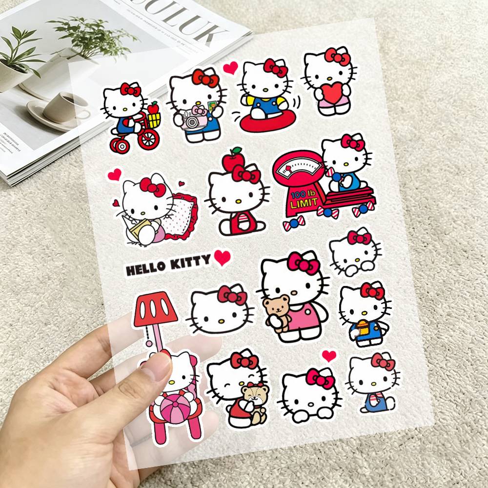 귀여운 H-Hello K-Kitty 오토바이 스티커,  - Embroidery H&M 리뷰 및 가격