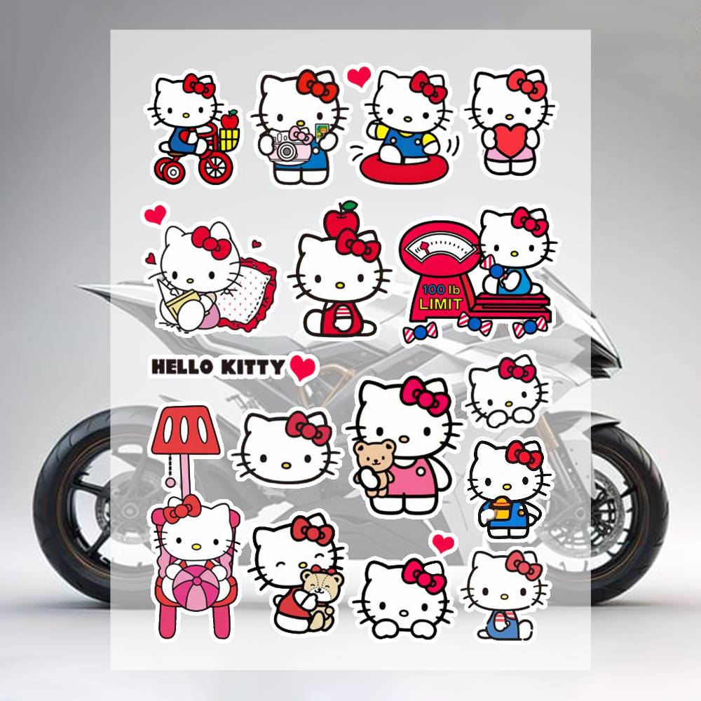 귀여운 H-Hello K-Kitty 오토바이 스티커,  - Embroidery H&M 리뷰 및 가격