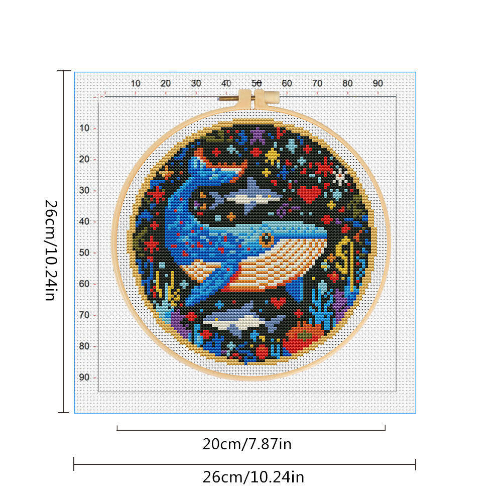 DIY 크로스 스티치 고래 자수 동물 후프 보급형 바늘 - Stitch Marker Ring 리뷰 및 가격