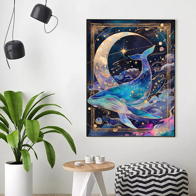 고래 요정 먼지 드릴 다이아몬드 그림 고양이 크로스 스 - Embroidery Whale 리뷰 및 가격